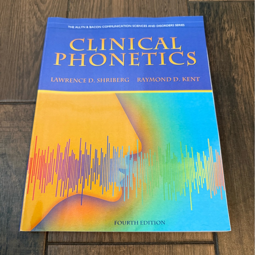 Clinical Phonetics Textbook